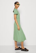 femmes robe en jersey vert 006BT151 Anna Field - Image 4