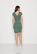 femmes robe en jersey vert 006BT175 Anna Field - Image 3