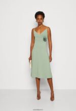 femmes robe en jersey vert 006BT42 Anna Field - Image 2
