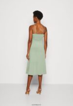 femmes robe en jersey vert 006BT42 Anna Field - Image 3