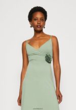femmes robe en jersey vert 006BT42 Anna Field - Image 4