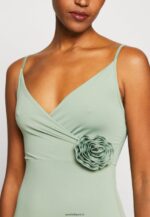 femmes robe en jersey vert 006BT42 Anna Field - Image 6