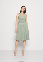 femmes robe en jersey vert clair 006BT38 Anna Field - Image 2