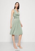 femmes robe en jersey vert clair 006BT38 Anna Field - Image 4
