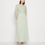 femmes robe en jersey vert clair 006BT76 Anna Field