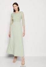 femmes robe en jersey vert clair 006BT76 Anna Field - Image 4