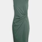 femmes robe en jersey vert clair 006BT96 Anna Field