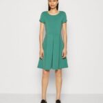 femmes robe en jersey vert foncé 006BT153 Anna Field