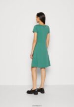 femmes robe en jersey vert foncé 006BT153 Anna Field - Image 3