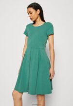 femmes robe en jersey vert foncé 006BT153 Anna Field - Image 4