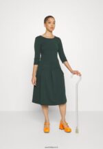 femmes robe en jersey vert foncé 006BT190 Anna Field - Image 5
