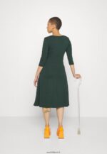 femmes robe en jersey vert foncé 006BT190 Anna Field - Image 6