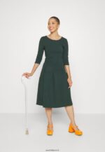 femmes robe en jersey vert foncé 006BT190 Anna Field - Image 8