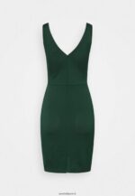 femmes robe en jersey vert foncé 006BT39 Anna Field - Image 2