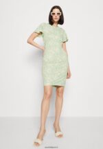 femmes robe en jersey vert/vert clair 006BT149 Anna Field - Image 4