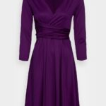 femmes robe en jersey violet 006BT145 Anna Field
