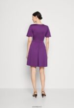 femmes robe en jersey violet 006BT148 Anna Field - Image 3