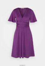 femmes robe en jersey violet 006BT148 Anna Field - Image 5