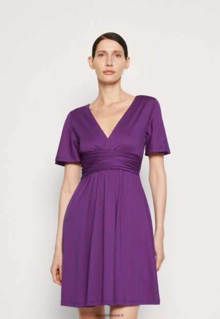 femmes robe en jersey violet 006BT148 Anna Field