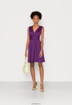 femmes robe en jersey violet 006BT170 Anna Field - Image 2