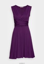 femmes robe en jersey violet 006BT170 Anna Field - Image 4