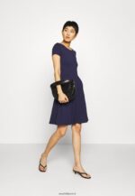 femmes robe jersey bleu marine 006BT105 Anna Field - Image 2