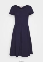 femmes robe jersey bleu marine 006BT105 Anna Field - Image 5