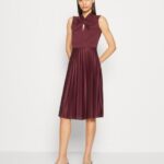 femmes robe jersey bordeaux 006BT177 Anna Field