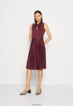 femmes robe jersey bordeaux 006BT177 Anna Field