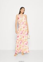 femmes robe longue blanc/rose 006BT223 Anna Field - Image 2