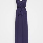 femmes robe longue bleu foncé 006BT114 Anna Field