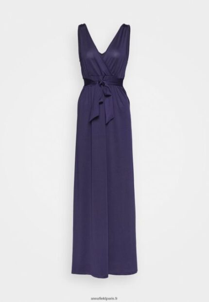 femmes robe longue bleu foncé 006BT114 Anna Field