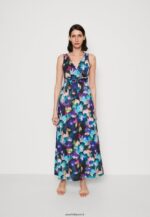 femmes robe longue noir/bleu/multicolore 006BT135 Anna Field