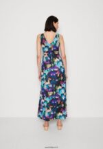 femmes robe longue noir/bleu/multicolore 006BT135 Anna Field - Image 3