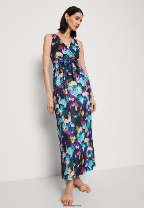 femmes robe longue noir/bleu/multicolore 006BT135 Anna Field - Image 4