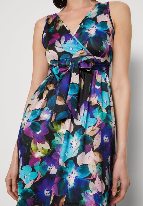 femmes robe longue noir/bleu/multicolore 006BT135 Anna Field - Image 6