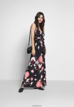femmes robe longue noir/rose 006BT143 Anna Field - Image 2