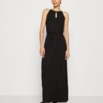 femmes robe longue noire 006BT128 Anna Field