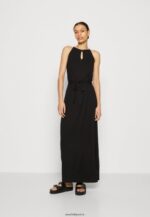 femmes robe longue noire 006BT128 Anna Field