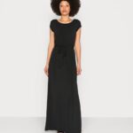 femmes robe longue noire 006BT221 Anna Field