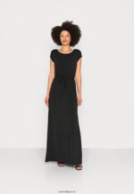 femmes robe longue noire 006BT221 Anna Field