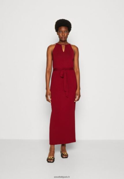 femmes robe longue rouge foncé 006BT125 Anna Field