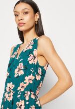 femmes robe longue vert foncé/rose 006BT224 Anna Field - Image 6
