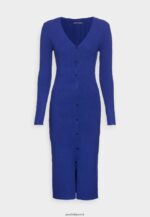 femmes robe pull bleu 006BT235 Anna Field