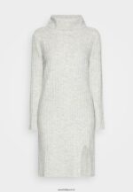 femmes robe pull gris clair chiné 006BT213 Anna Field - Image 5