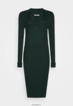femmes robe pull verte 006BT209 Anna Field
