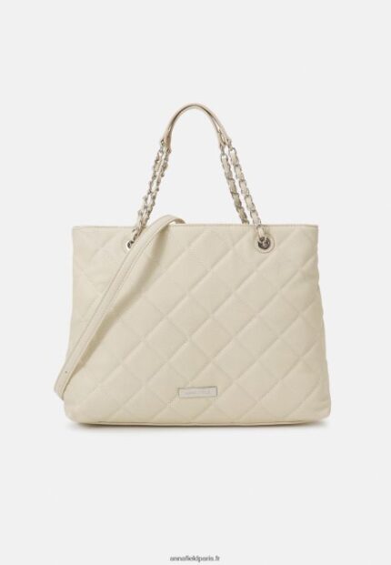 femmes sac à main blanc cassé 006BT2332 Anna Field