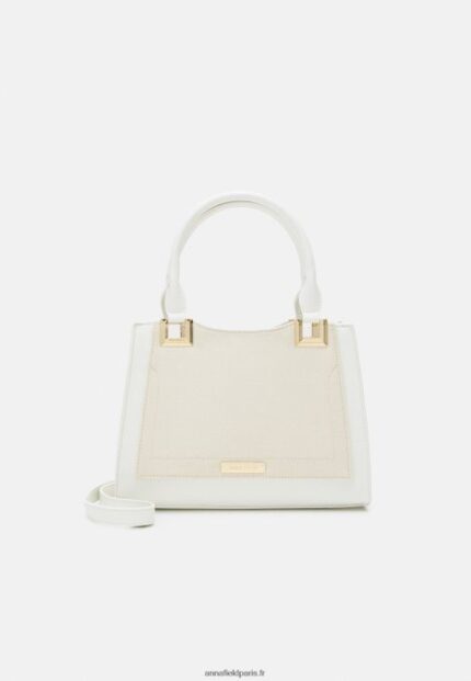 femmes sac à main blanc cassé 006BT2341 Anna Field