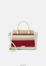 femmes sac à main blanc cassé/rouge 006BT2357 Anna Field