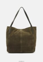 femmes sac à main en cuir kaki 006BT2359 Anna Field